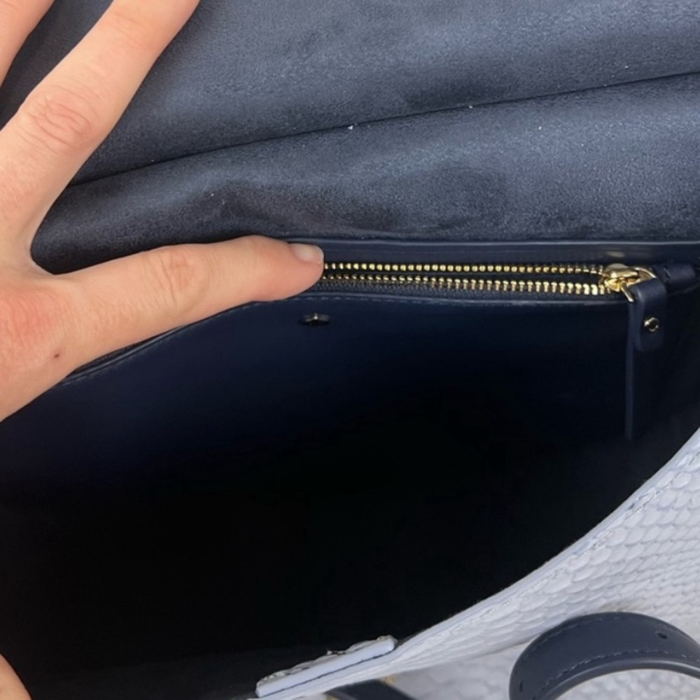 KATE SPADE Clinton Street Python Shoulder Bag with RARE wallet - Picture 8 of 12